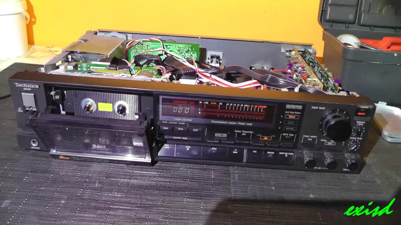 Technics RS-B100 cassette deck repair javítás - YouTube