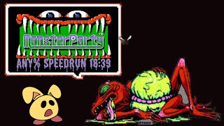 Monster Party (NES) ANY% PB 18:39