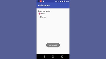 Using RadioButtons