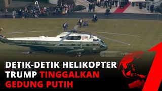 Detikdetik Donald Trump Tinggalkan Gedung Putih  Tvone