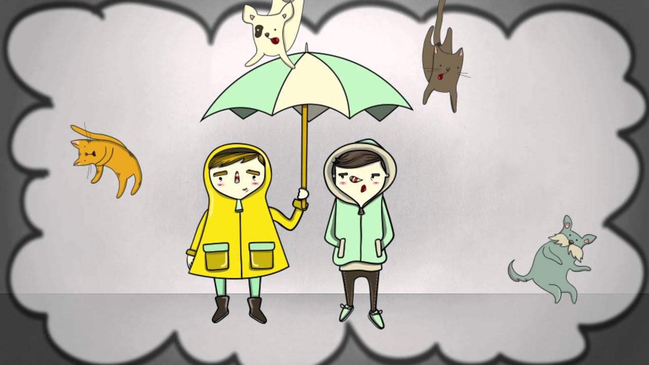 #NoEsLoMismo "cats & dogs" que "Están lloviendo perros y gatos" - YouTube