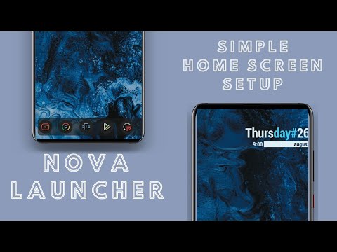 Nova Launcher Setup, Android home screen setup, Simple home screen ...