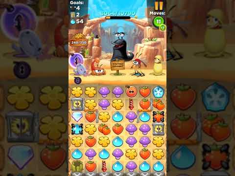 Best Fiends level 92 no boosters | PuzzledCubes.site