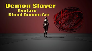 Unreal Engine 5 niagara // Demon Slayer Gyutaro Blood Demon Art