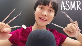 ASMR เกาไมโครโฟนด้วยอุปกรณ์ทำฟัน | ASMR Scatching Mic With Dental Equipment | #142 ASMR KhongWaan