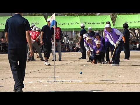 平成２９年第３３回青葉校区体育祭　ホールインワン賞　グランドゴルフ　Ｄ－１チーム