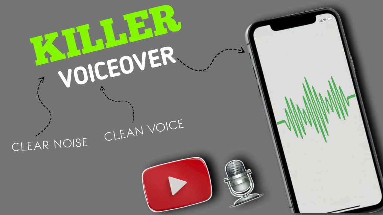 Record Professional VOICEOVER for YouTube Videos in Mobile  FULL GUIDE | Clear voice Remove  Noise