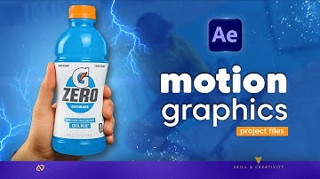 🔥 Create a Gatorade Product Motion Graphic in After Effects (Beginner-Friendly) + Free Project Files