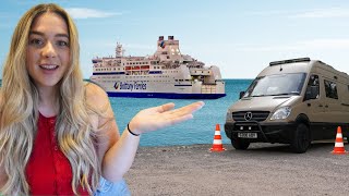 ESCAPING THE UK in our Campervan on a 6 Hour Ferry! | Van Life Europe 