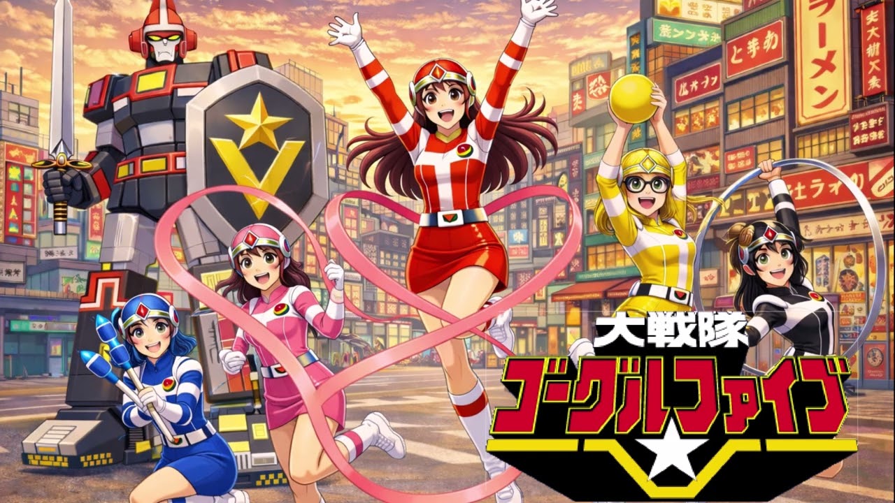 ゴーグルファイブ OP & ED ストップ・ザ・バトル   MOJO AIcover