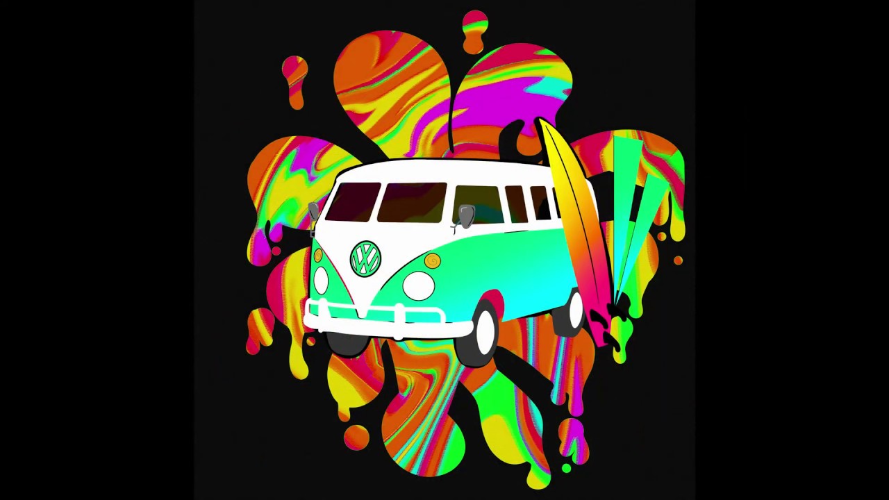 OLD VOLKSWAGEN RETRO GRAPHIC DESIGN TIME-LAPSE