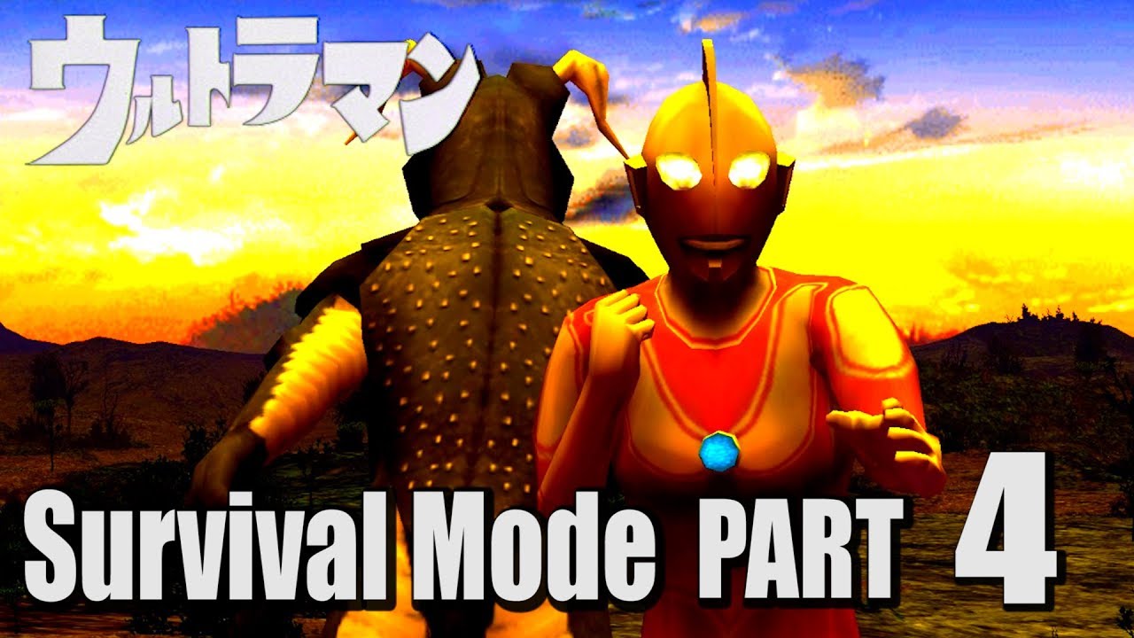 ULTRAMAN PS2 GAME Survive Mode Part 4 Ultraman Jack ( 1080p HD