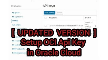 How to Add an OCI API Key (New 2025 Method) | Oracle Cloud Tutorial