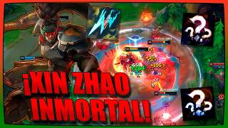 🕶️¡XIN ZHAO AP ahora ES INMORTAL!🕶️¡La NUEVA BUILD en JUNGLA gana SOLA! #LOL