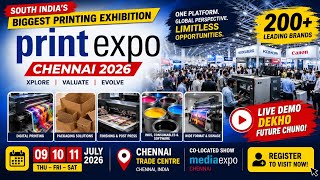 Print Expo Chennai 2026 | 200+ Brands | Printing Industry Ka Sabse Bada Event screenshot 1