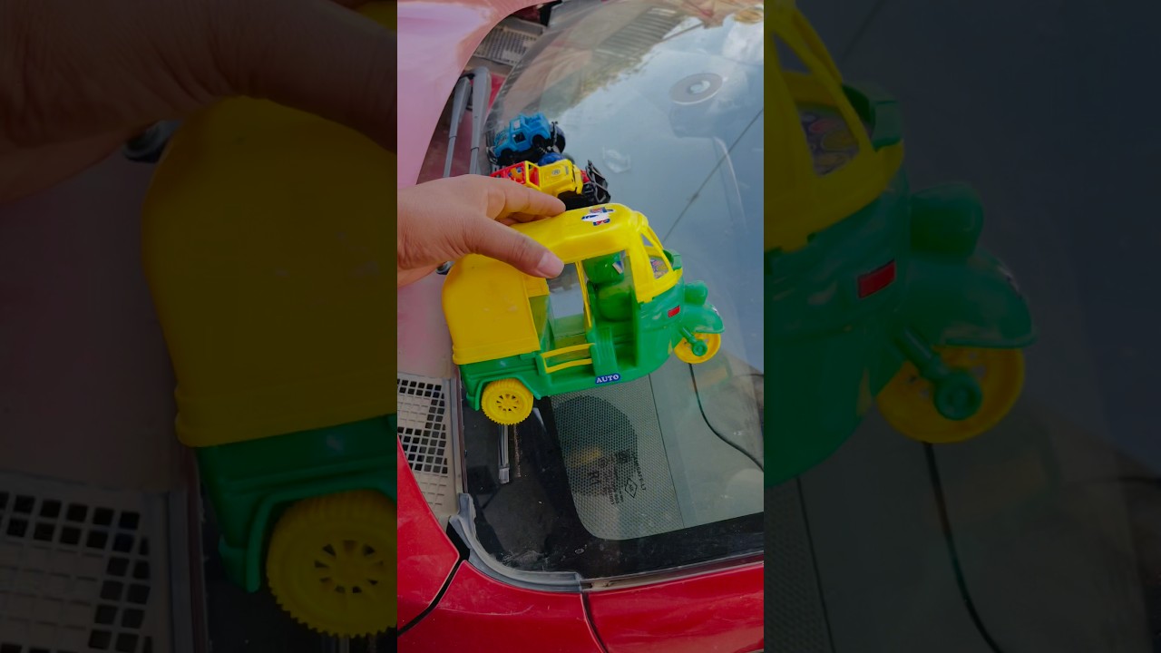 Remote control ramp racier toy car unboxing & glass ramp racing. 