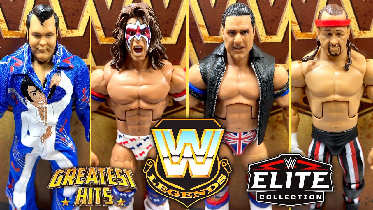 Action Figure WWE Legends Greatest Hits – Ultimate Warrior In Scala Elite, Con Tecnologia TrueFX E 25 Punti Di Articolazione