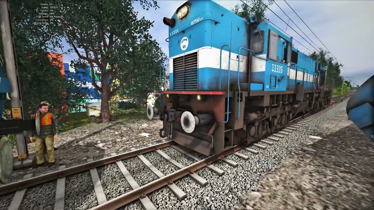 accident memu recovery (game play) train simulator India