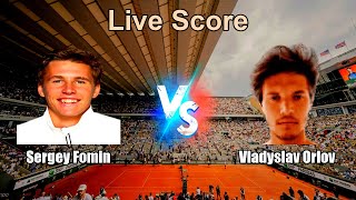 Sergey Fomin vs Vladyslav Orlov Live Score - ATP Challenger Shymkent, Kazakhstan Men Singles