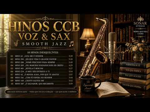 🎷🎙️ HINOS CCB VOZ & SAX SMOOTH JAZZ 🎶  