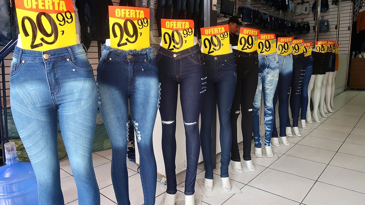 calça jeans brás varejo