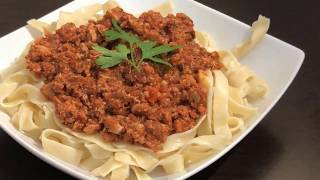 Bolognese Pasta - Easy Quick Recipe