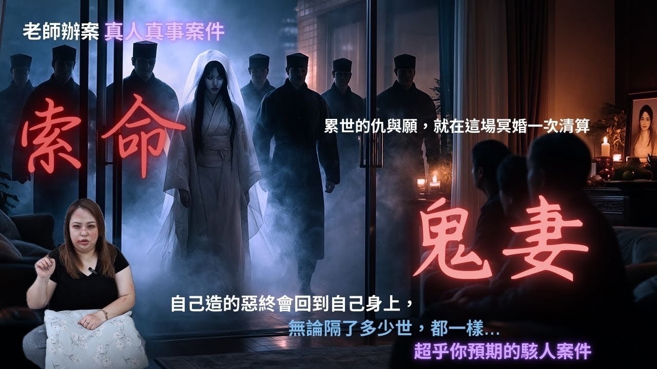 索命鬼妻｜累世的仇與願，就在這場冥婚一次清算！老師辦案 童言鬼語 恐怖靈異故事 真實靈異故事 童仙姑 童童 鬼 鬼故事
