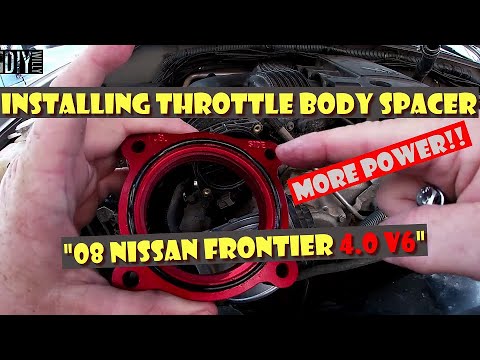 PowerAid Throttle Body Spacer Install Nissan 4.0