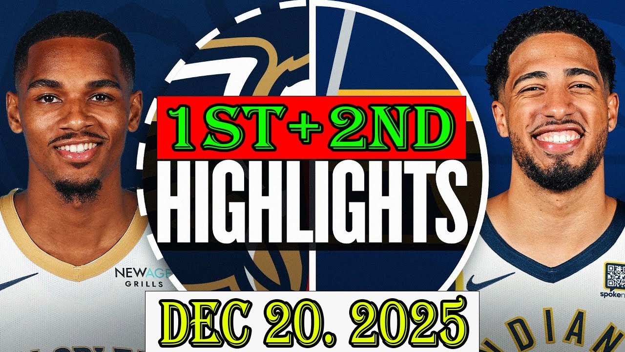 Матч «Нью-Орлеан Пеликанс» против «Индиана Пэйсерс», 1-я и 2-я четверти, 20 декабря 2025 года. Об...