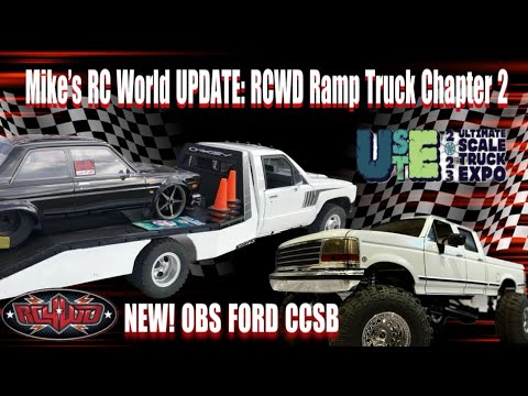 RC4WD Toyota TF2 Ramp Truck Car Hauler Chapter 2, NEW! OBS Ford F-350 ...