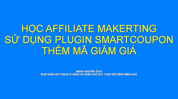 Tạo mã giảm giá với plugin smart coupon trong wordpress trong một nốt nhạc