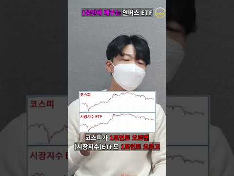 하락장 때 이것을 많이 매수합니다 1분만에 배우는 인버스 ETF 