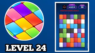 Stack Sort Color Puzzle Level 24 Solution