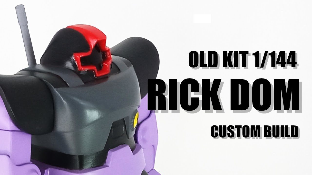 【旧キット ガンプラ】リック・ドム 1/144 放置キットを完成させる#ガンプラ #旧キット #リックドム #ガンプラ改造 #ガンプラ制作 