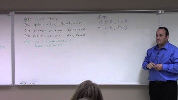 Linear Algebra: Feb 5, Vector Space, subspace tests