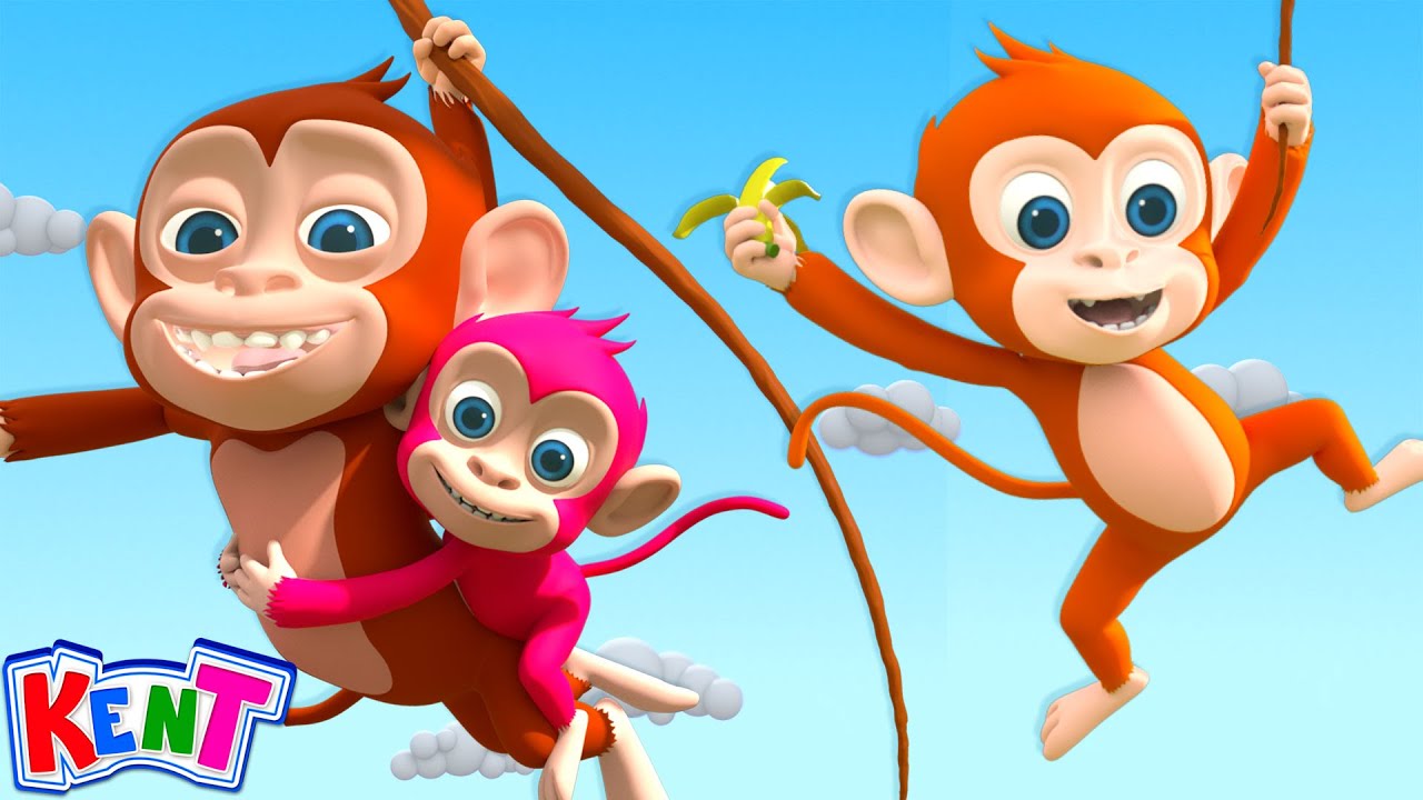 Kent The Elephant - Monkey Song | New Nursery Rhyme For Kids