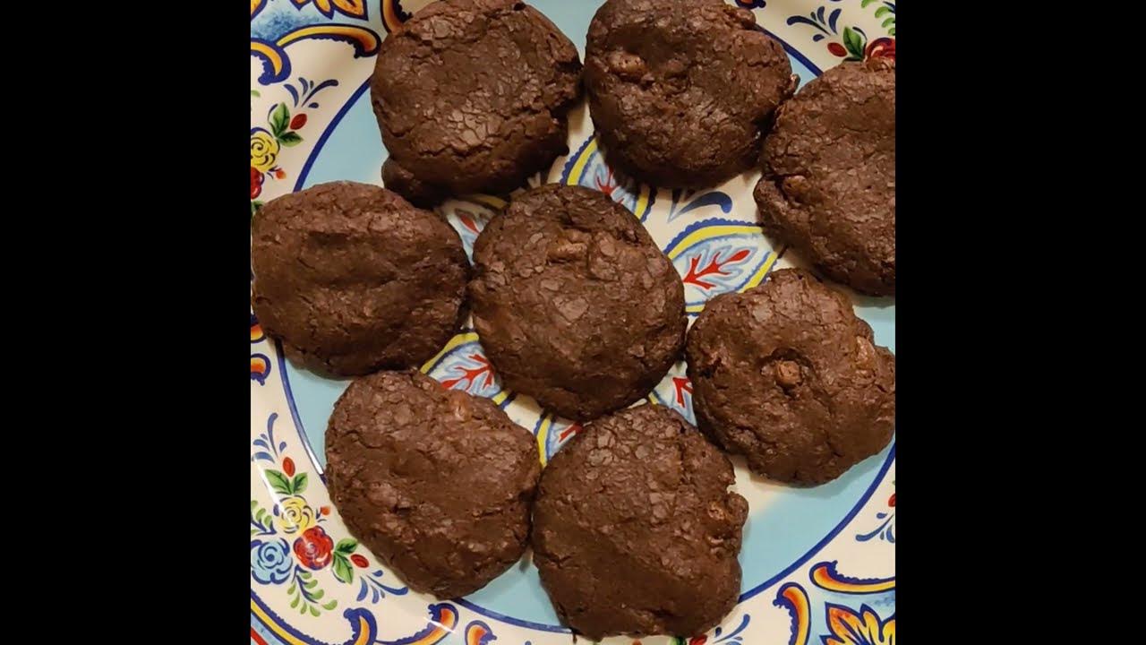 CHOCOLATEY Cookies from ANY Box Brownie Mix! Less Than 5 Ingredients