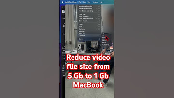 How to reduce video file size on MacBook