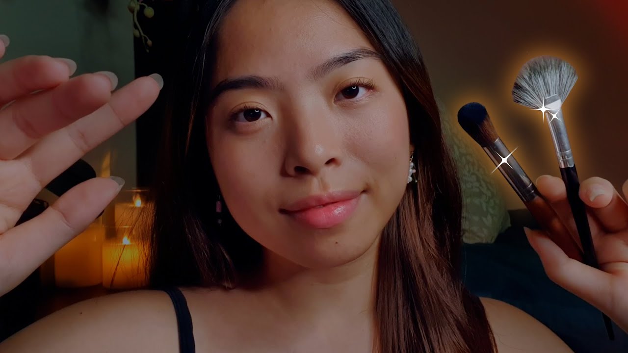 ASMR To Slow You Down For Sleep 💫 Hand Movements, Face Brushing, Counting & Deep Breaths