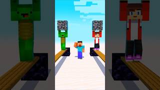 Who is The Strongest Bedrock Blocks Challenge? - MAIZEN Minecraft Animation #shorts #minecraft