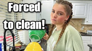 My Parents Force Me To Clean!