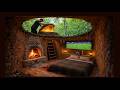 This Hidden Tree Stump Shelter Is Warm & Cozy (Full Build) | Survival Man | #viralvideo