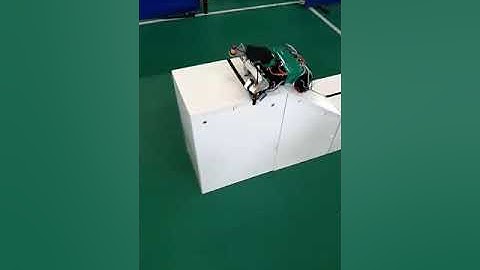 The modified Quadruped robot  win the championship in the Robowork competition