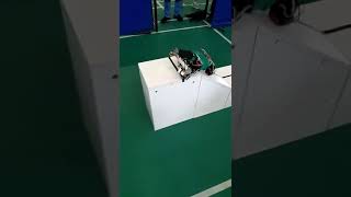 The modified Quadruped robot  win the championship in the Robowork competition