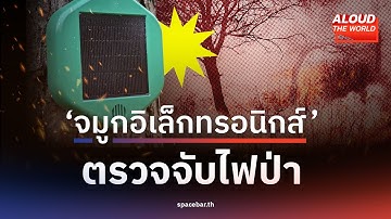 Aloud the World: ‘จมูกอิเล็กทรอนิกส์’ ตรวจจับไฟป่า