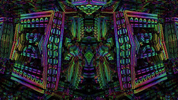 Mandelbulb 4K 60fps - Rainbow Fractal Animations 07 - Hyperspace