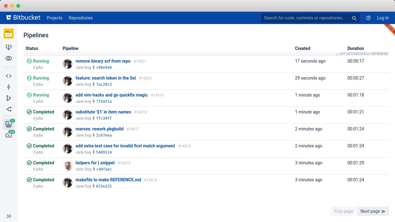 Self-hosted CI for Bitbucket Server — Snake CI