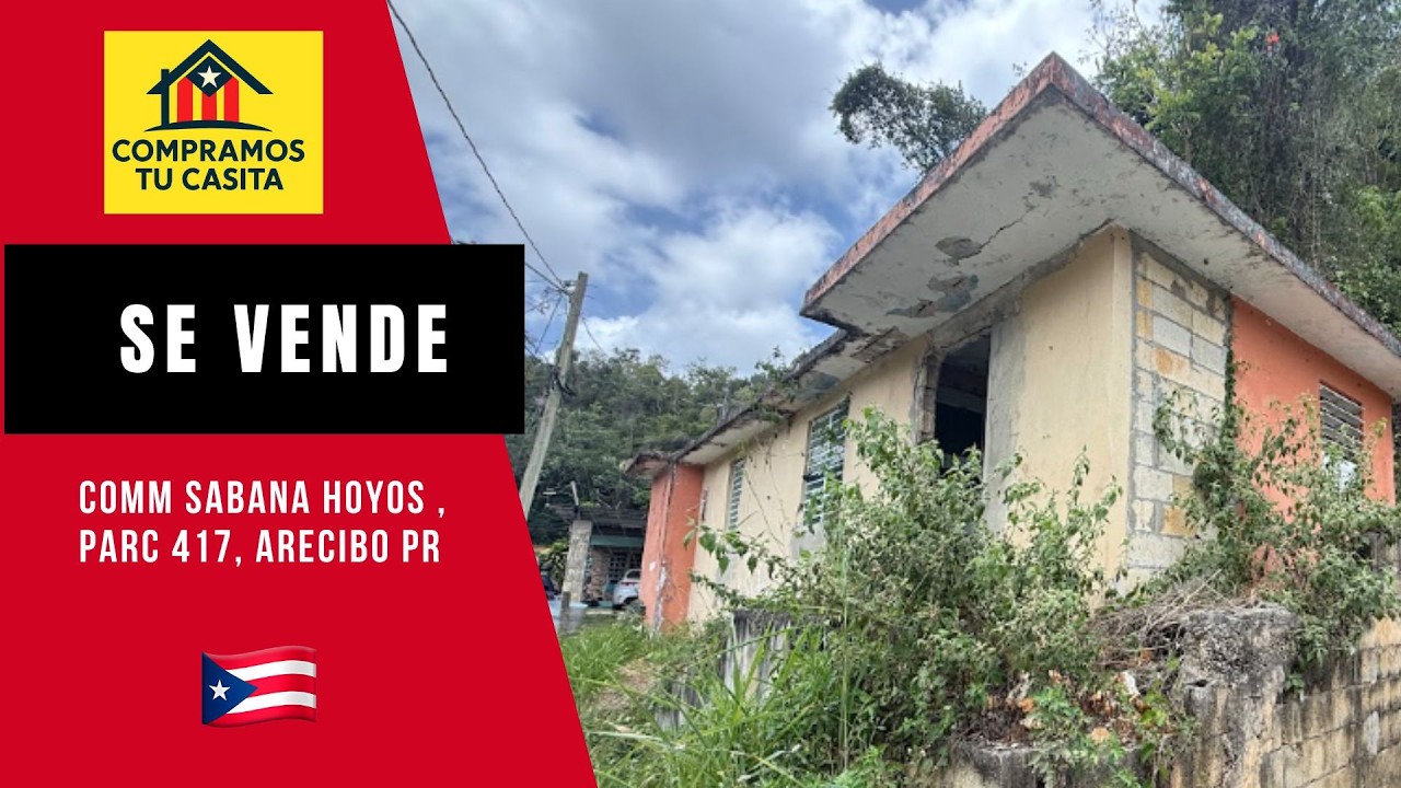 Visitamos una casita en la Comunidad de COMM SABANA HOYOS , PARC 417, Arecibo PR