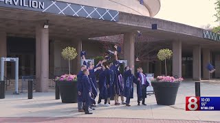 UConn graduates celebrate amid protests and tightened security