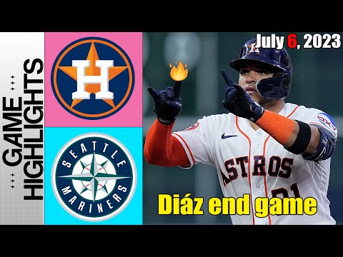 Astros vs Mariners Full Game Highlights July 6, 2023